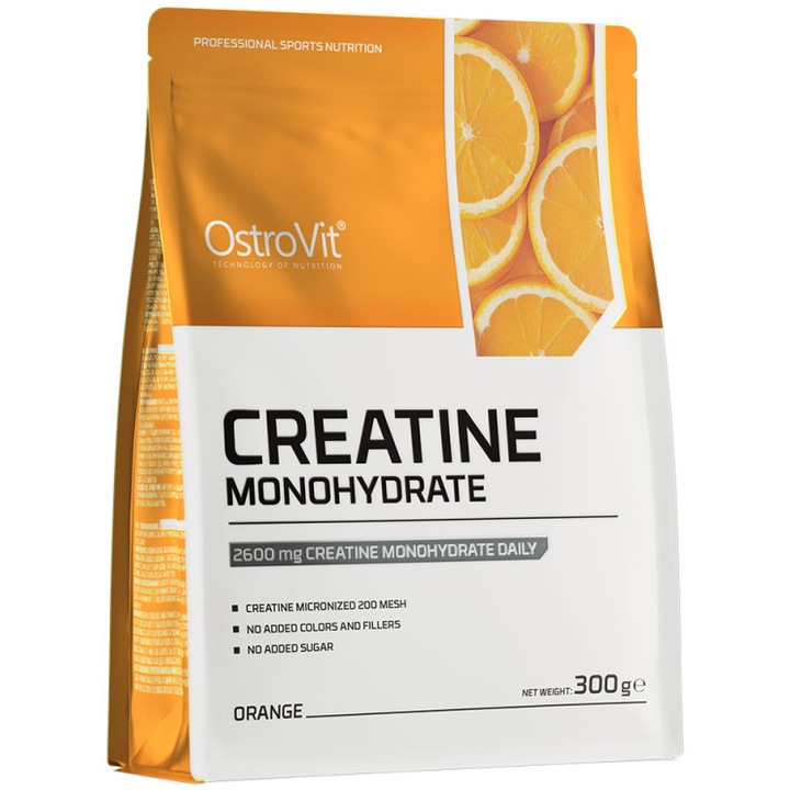 Supliment alimentar OstroVit Creatine Monohydrate Orange 300g