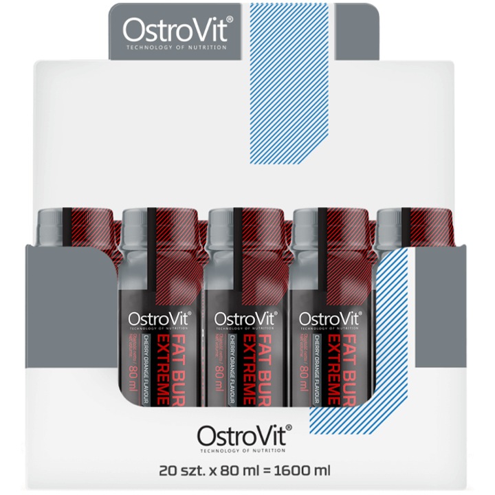 Supliment alimentar OstroVit Fat Burner Extreme Shot CUTIE 20 x 80ml
