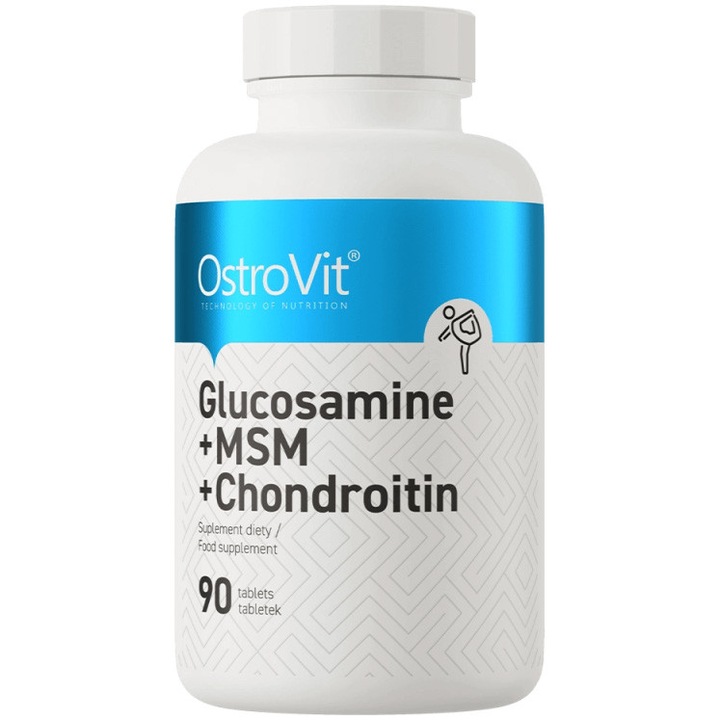 Supliment alimentar OstroVit Glucosamine + MSM + Chondroitin 90 tabs
