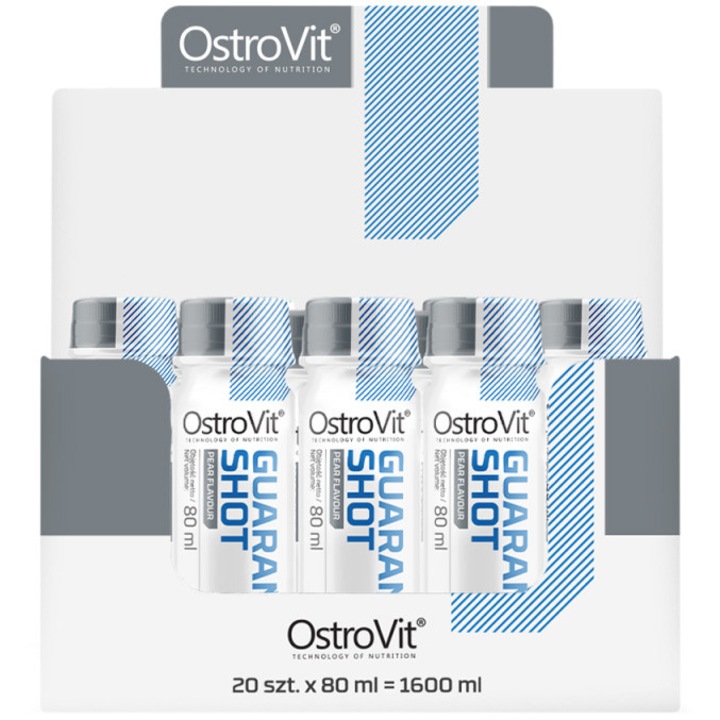 Supliment alimentar OstroVit Guarana Shot CUTIE 20 x 80 ml