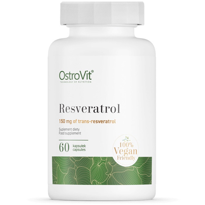 Supliment alimentar OstroVit Resveratrol VEGE 60 vcaps