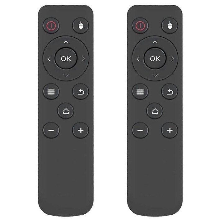 Telecomanda de inlocuire pentru proiector mini Nebula Capsule D4111, set 2 buc, neagra, material ABS