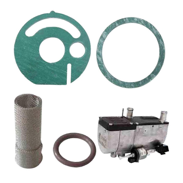 Kit de intretinere pentru incalzitor de parcare, Eberspacher Hydronic D5WZ D5WS D5WSC, 1 filtru, 2 garnituri, 1 inel O, dimensiuni 150x120mm