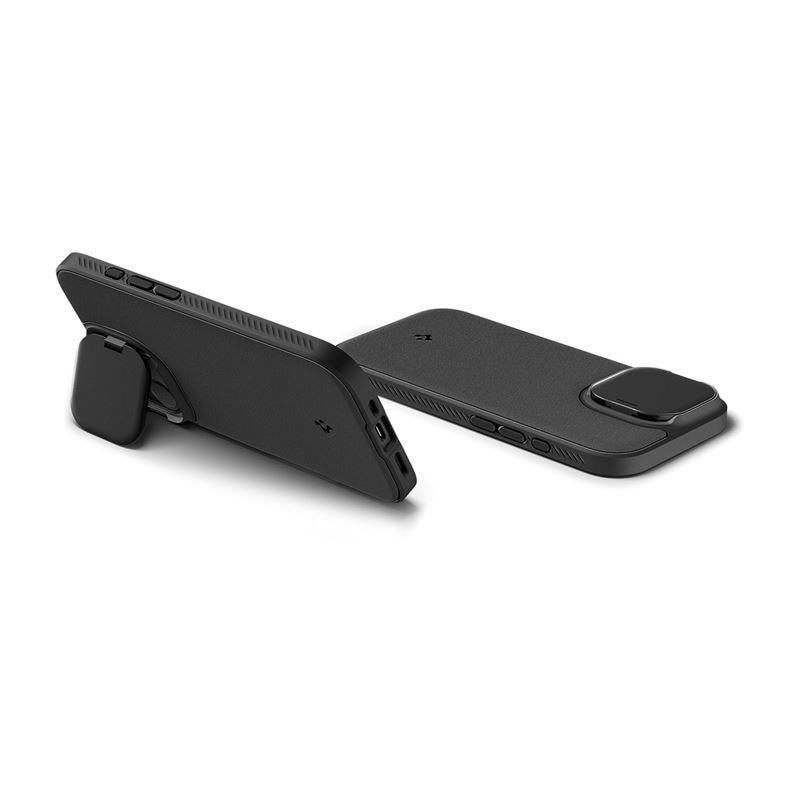 Carcasa Spigen Optik Armor cu MagSafe compatibila cu iPhone 17, Negru