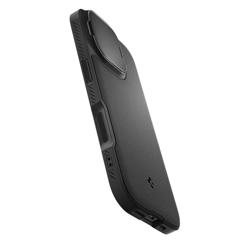 Carcasa Spigen Optik Armor cu MagSafe compatibila cu iPhone 17, Negru