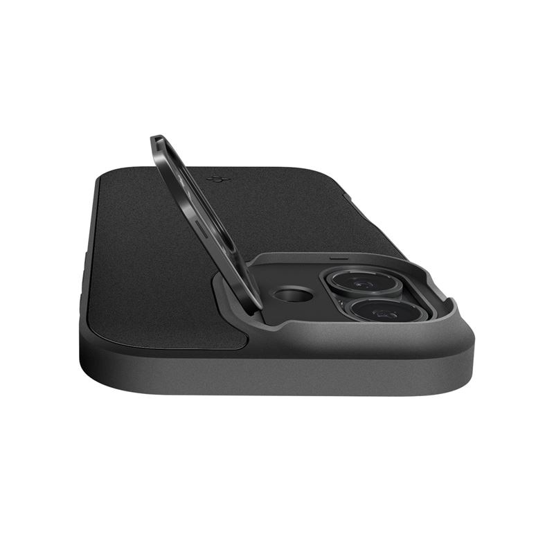 Carcasa Spigen Optik Armor cu MagSafe compatibila cu iPhone 17, Negru