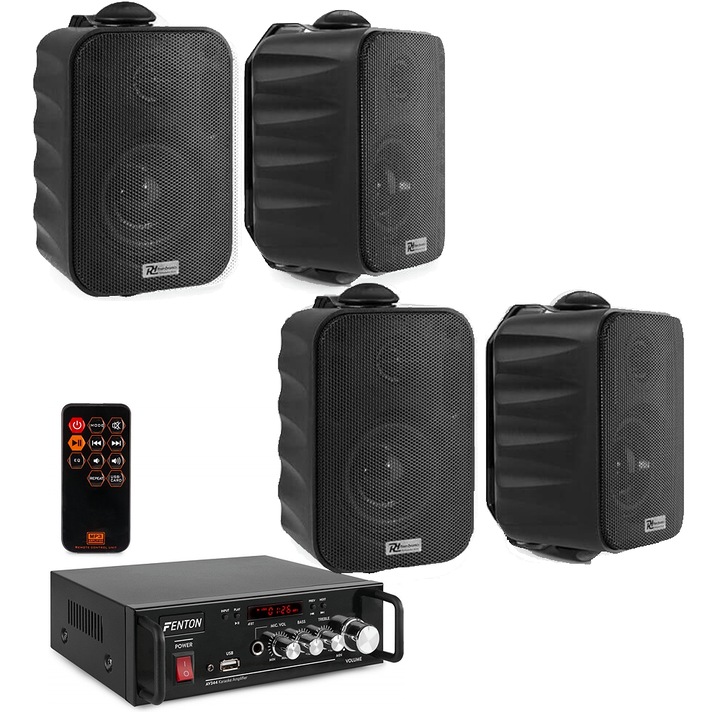 Система 4 тонколони Power Dynamics Bgo30, Bluetooth, USB, SD