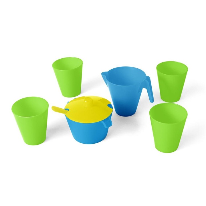 Set de vase Party Time, Wader, 8 elemente, multicolor