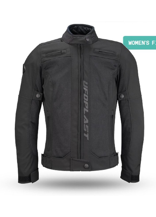 Geaca dama, UFO, 2025/04, impermeabila, respirabila, neagra, softshell