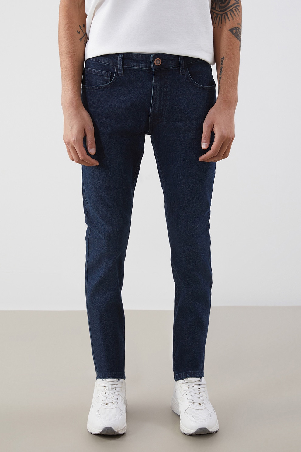 LC WAIKIKI, Blugi skinny cu talie joasa, Albastru ultramarin, W28-L29