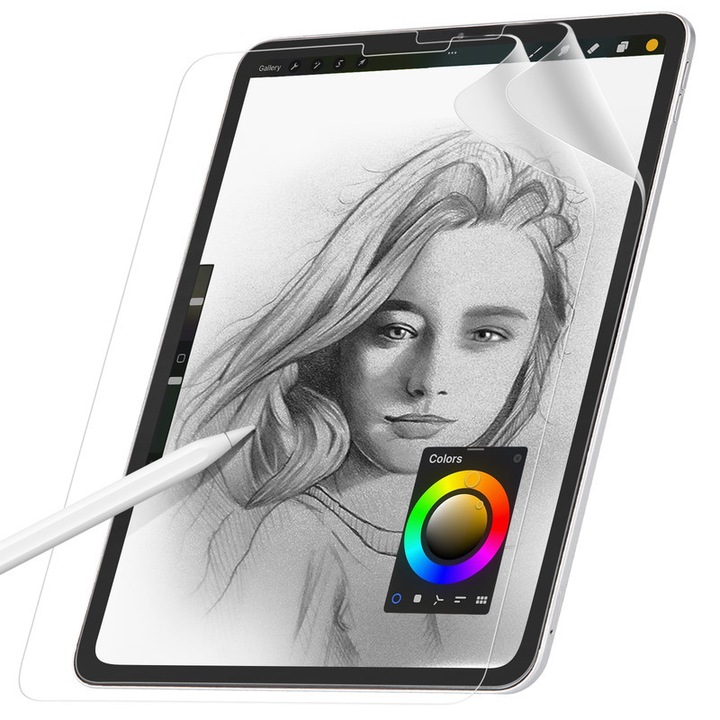 Folie protectie tablete Bropgod, set 2 bucati, suprafata mata, rezistenta la zgarieturi,11inch with 10.9inch