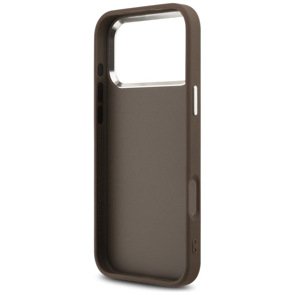 Husa pentru iPhone 17 Pro Max, Guess Big 4G Logo Classic Logo, Maro