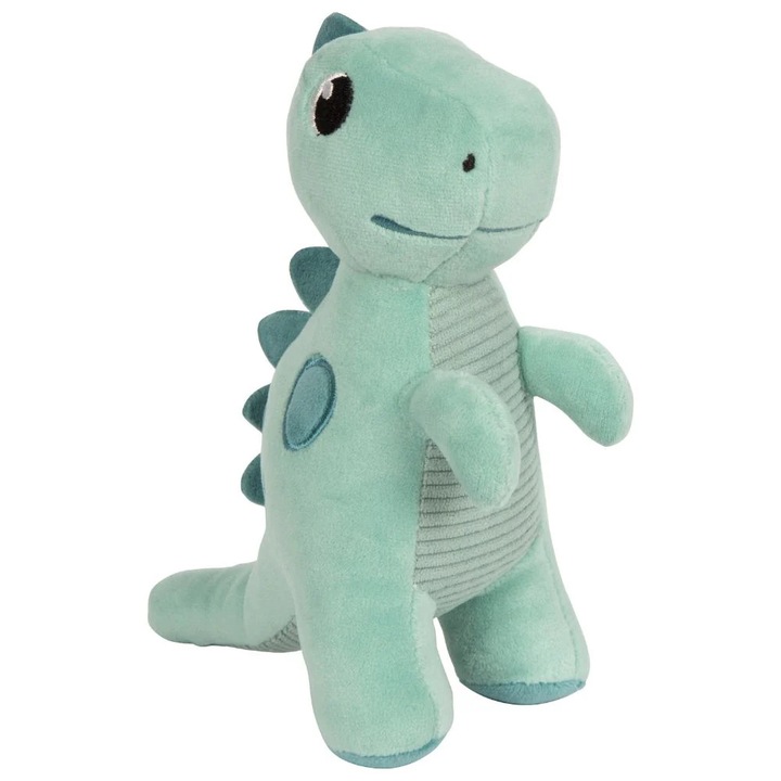 Jucarie de Plus pentru bebelusi si copii, Moale, Material Sigur, Dinozaur, Verde, Small Foot, 0 luni+