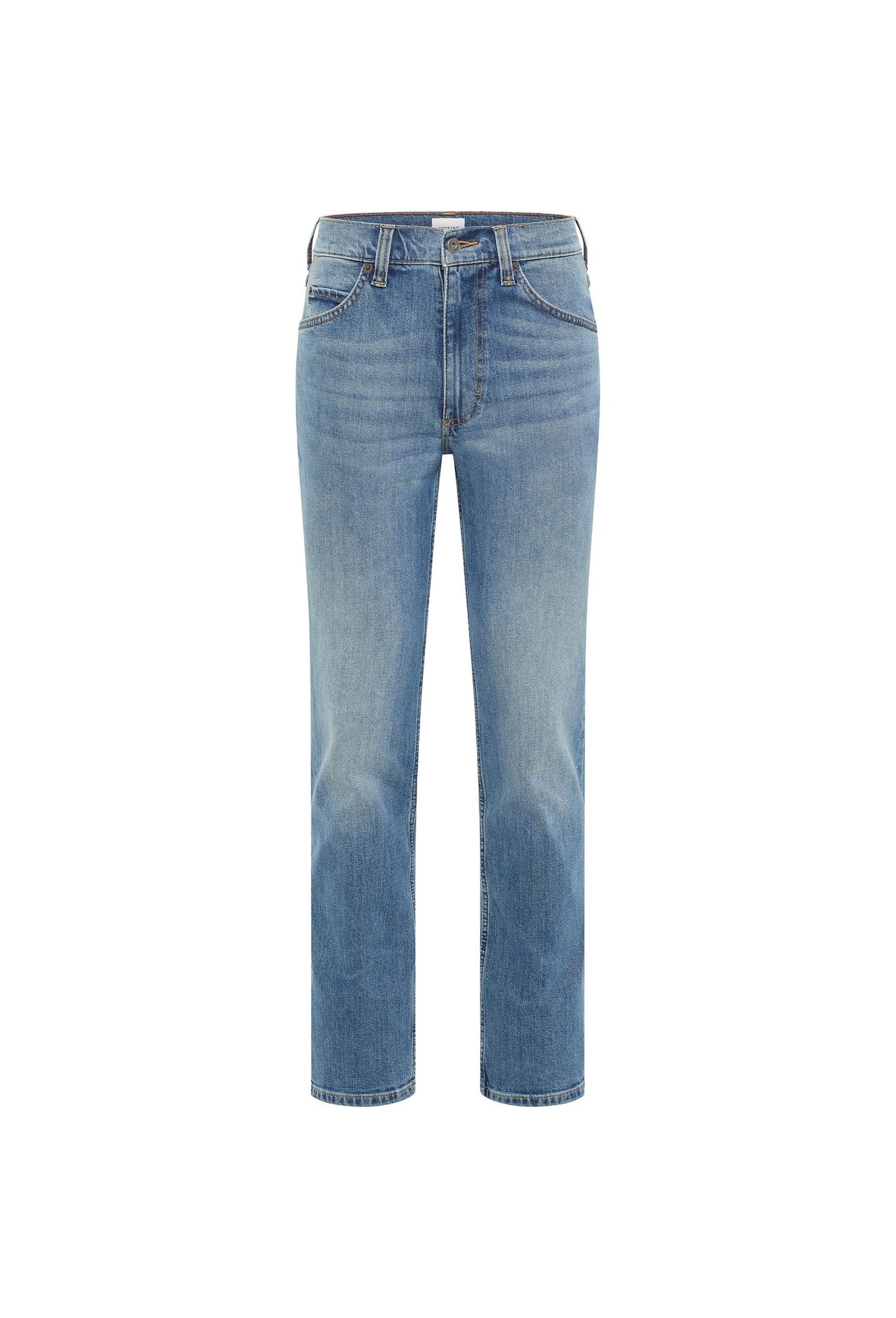 Mustang, Blugi drepti cu talie medie, Albastru, W36-L32