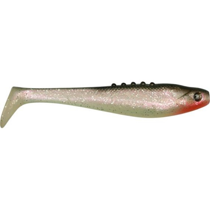 Műcsalik DRAGON Lunatic 15cm, ezüst glitterrel/piros, 6 darabos szett