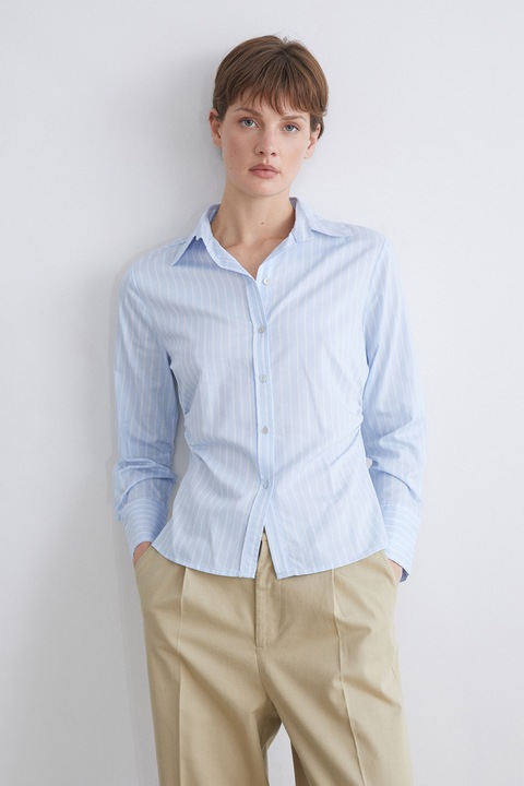 LC WAIKIKI, Camasa din amestec de bumbac cu dungi