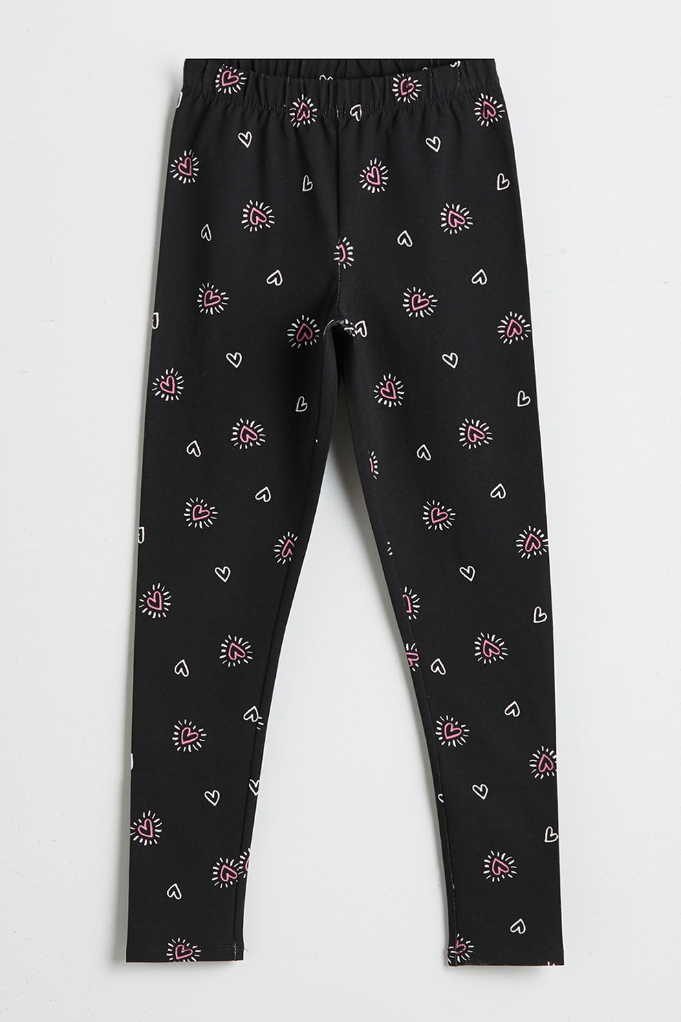 LC WAIKIKI, Colanti cu talie elastica, Alb, Negru, Roz, 116-122 CM