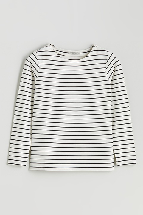 Lc Waikiki, Bluza cu dungi, Negru stins/Alb murdar, 3XL