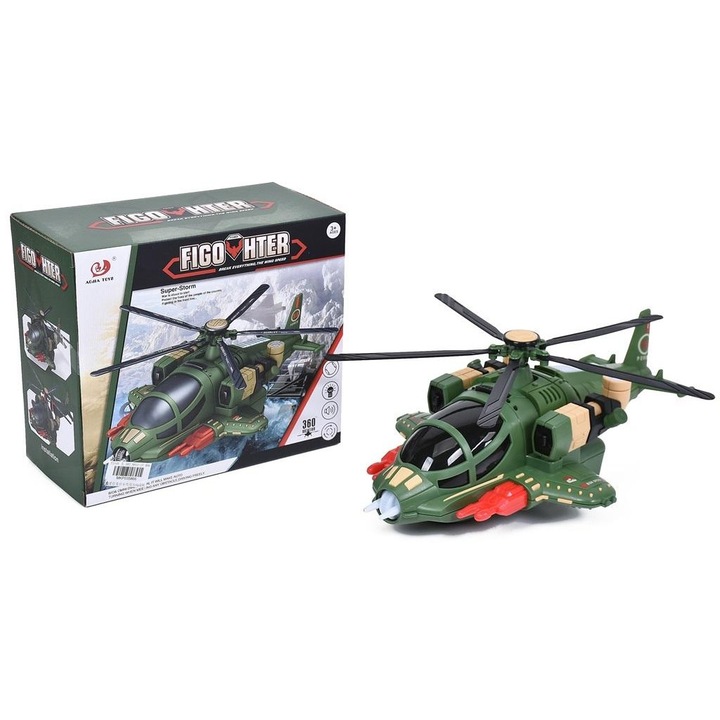 Elicopter ADAR na baterie, jucarie, 30x30cm