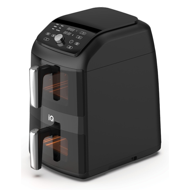 Friteuza, 1400W, capacitate 8L, neagra