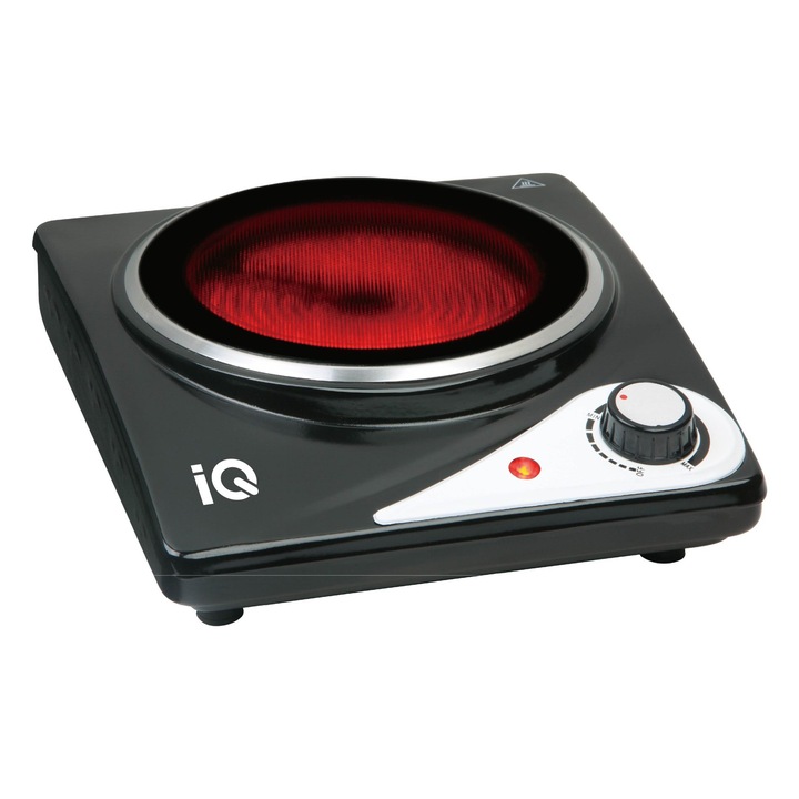 Aeroterma ceramica IQ KC-1236, 1000W, termostat reglat, 18 m²