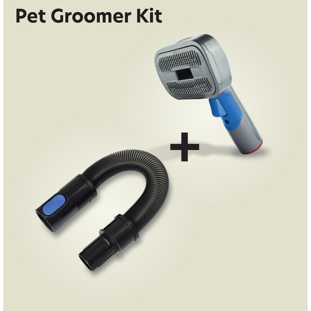 Aspirator vertical IQ STORM MAX VC-998, 37V, lumină LED, 2500 mAh, albastru/negru