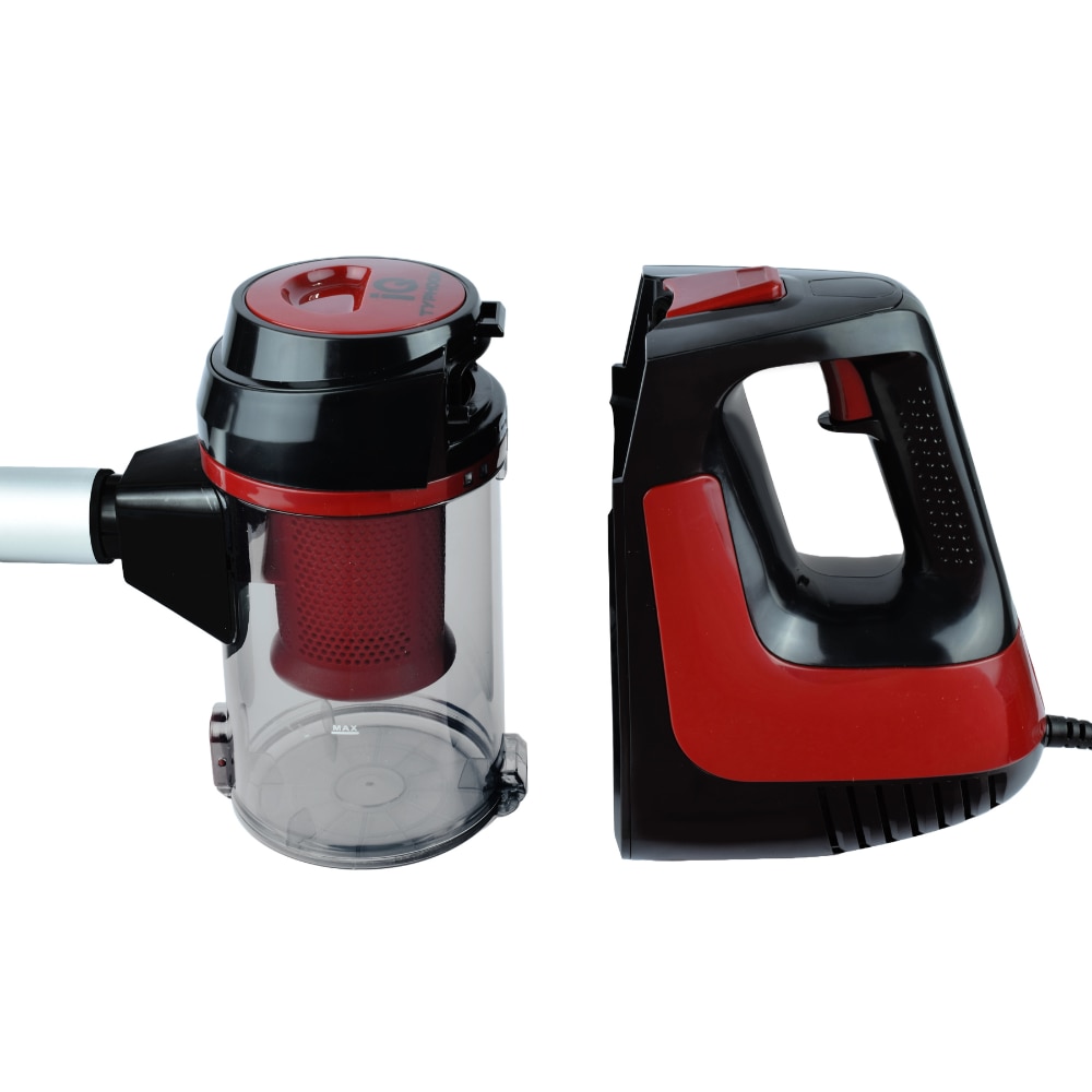 Aspirator vertical IQ VC-997 TYPHOON, 2 in 1, 600W, filtru HEPA, 1L, tub telescopic