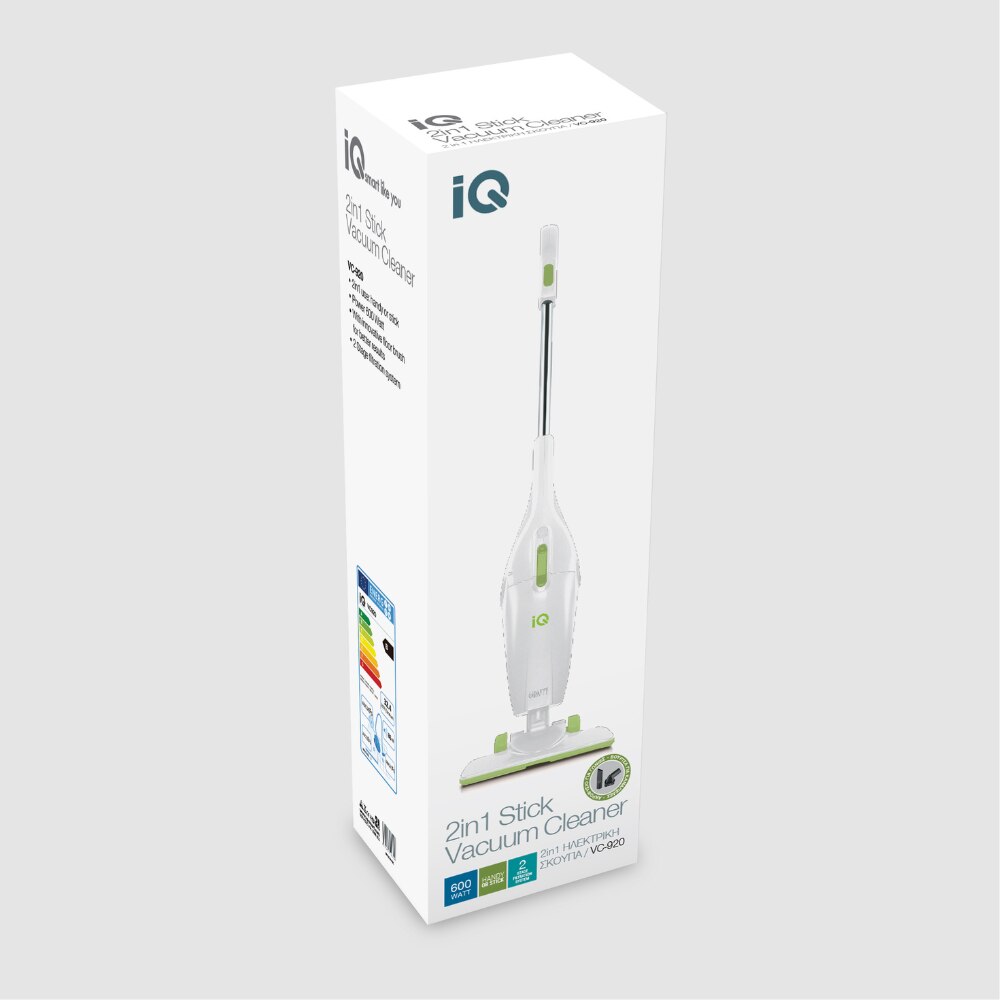 Aspirator vertical IQ VC-920 alb, dublă utilizare