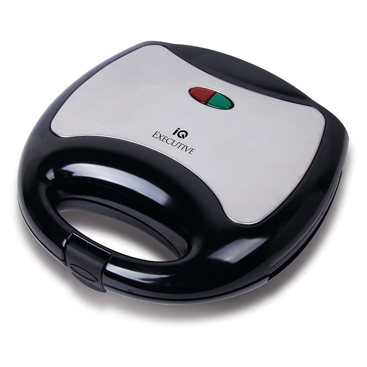 Prajitor de paine IQ ST-646, 750W, placi antiaderente, sistem de blocare