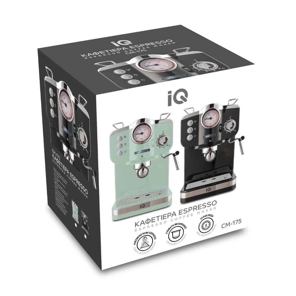 Espressor IQ CM-175 1100W 20 bar, Menta