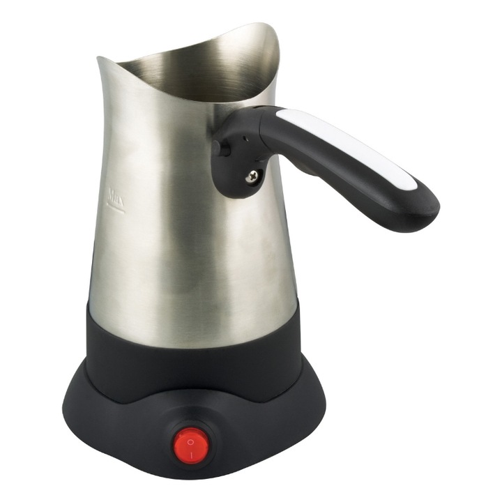 Cafetiera electrica IQ EK-240, 500W, negru+argintiu