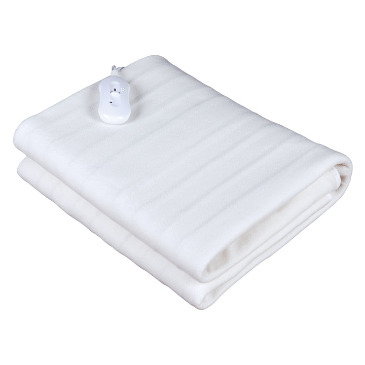 Pătură electrică IQ EBL-775, trei setări de temperatură reglabile, protecție la supraîncălzire