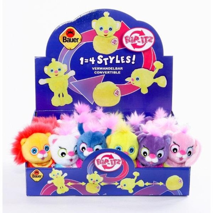 Plüssjáték Flip Itz 4 az 1-ben, DAFFI, többszínű, 4 felhasználási mód, 1 darab