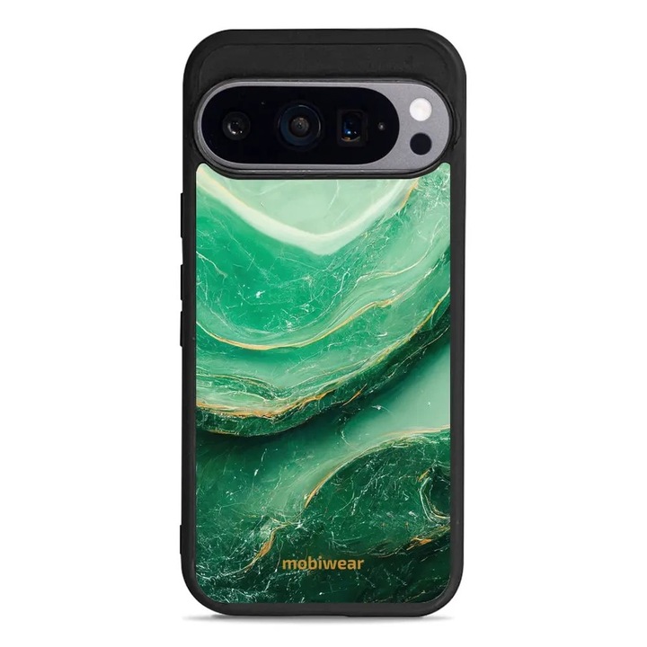 Кейс за телефон, Mobiwear, за Google Pixel 9 Pro, зелен, устойчив на удари и драскотини