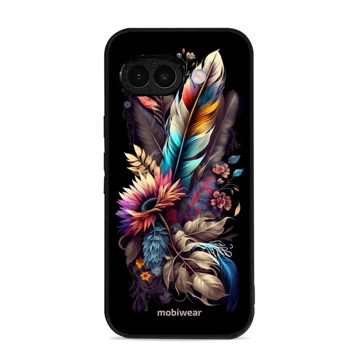 Husa telefon Mobiwear Glossy pentru Google Pixel 9A, multicolor, rezistent la socuri si zgarieturi