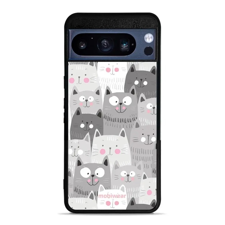 Carcasa Mobiwear Glossy pentru Google Pixel 8 Pro, rezistenta la socuri si zgarieturi, multicolor, 10x15x22cm