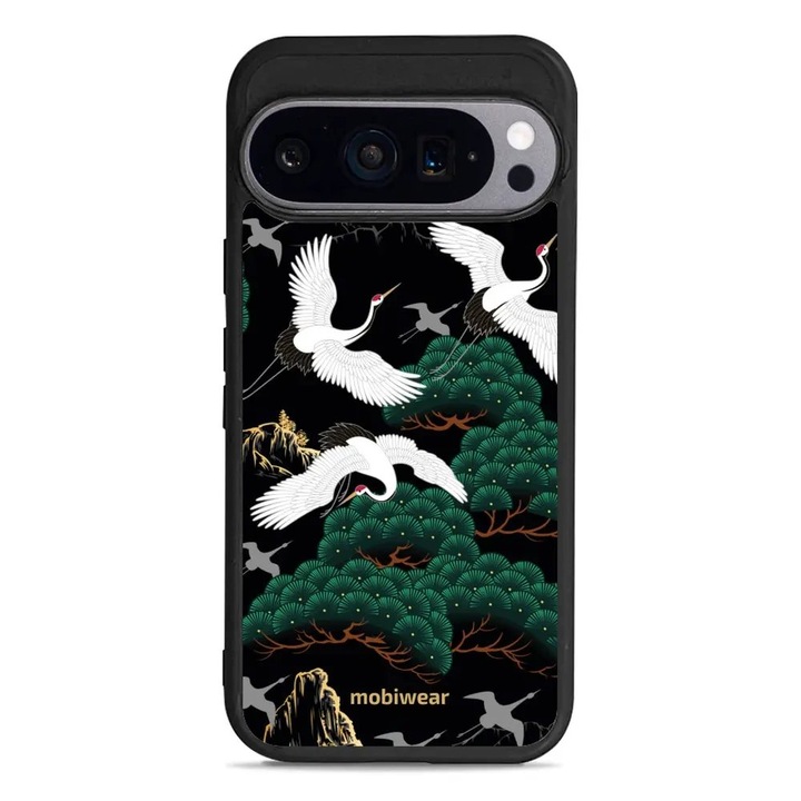 Husa telefon Mobiwear Glossy, Google Pixel 9 Pro, rezistenta la socuri si zgarieturi, multicolor