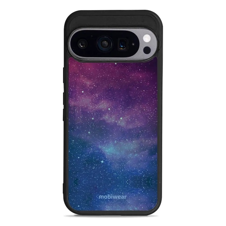 Husa telefon Mobiwear Glossy, Google Pixel 9 Pro, rezistenta la socuri si zgarieturi, multicolor
