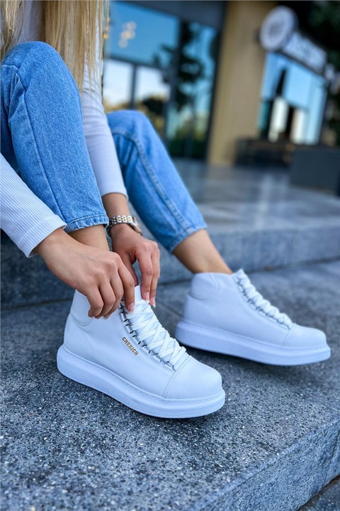 Férfi csizma, ökológiai bőr, Chekich, 407623, fehér, 43