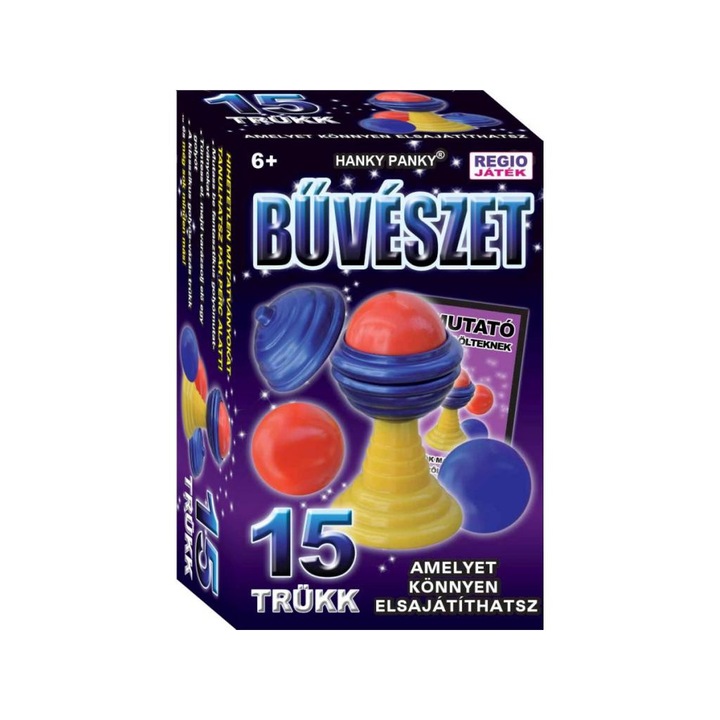 Magic Show bűvészdoboz - 15 trükk - Golyó és váza