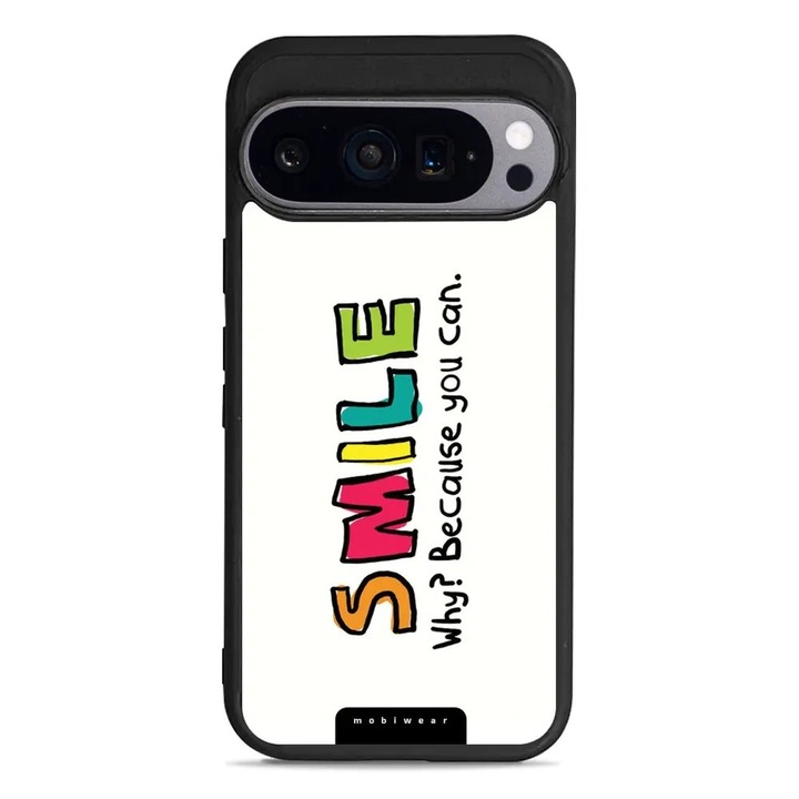 Husa telefon Mobiwear Glossy, Google Pixel 9 Pro, rezistenta la socuri si zgarieturi, multicolor, plastic