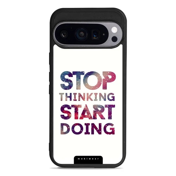 Husa telefon Mobiwear Glossy, Google Pixel 9 Pro, rezistenta la socuri si zgarieturi, multicolor, plastic