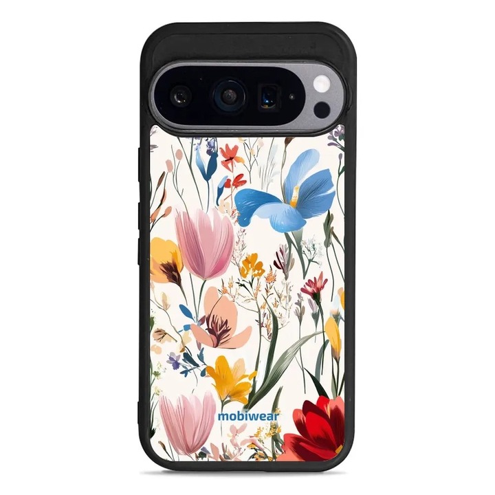 Husa telefon Mobiwear Glossy, Google Pixel 9 Pro, multicolor, rezistenta la socuri si zgarieturi