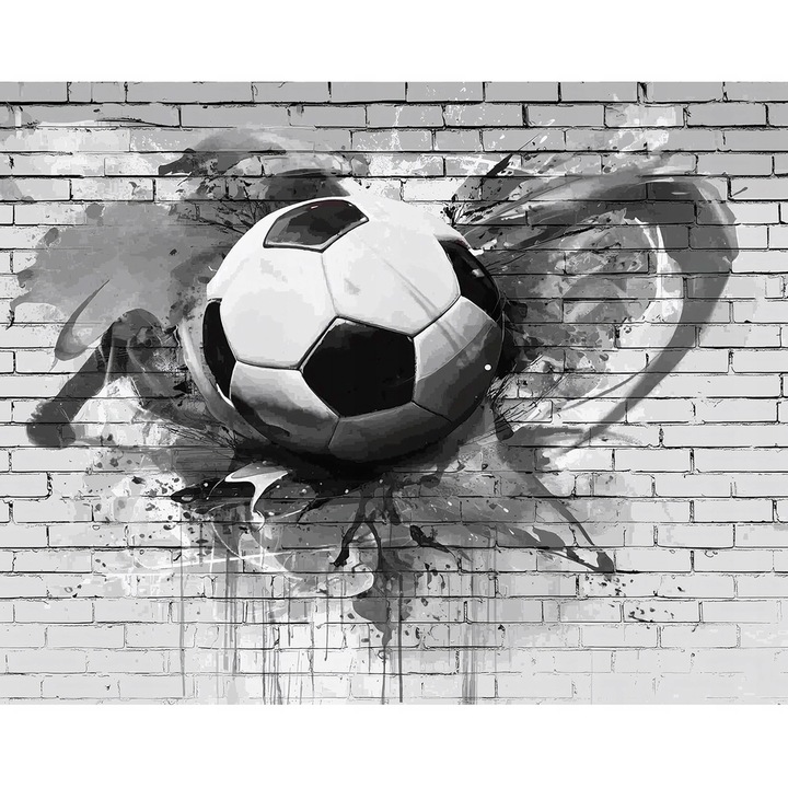 Fotótapéta gyerekeknek, 3D, Foci, Fiú, 150x105 cm, Modern, Vlies, Tapéta, 15971VX3