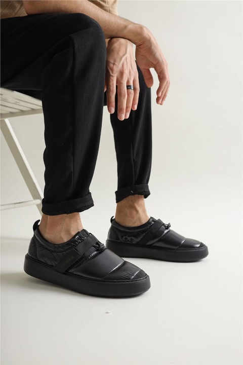 Férfi sportcipő, Ökológiai bőr, Chekich, 359682, Fekete, 44