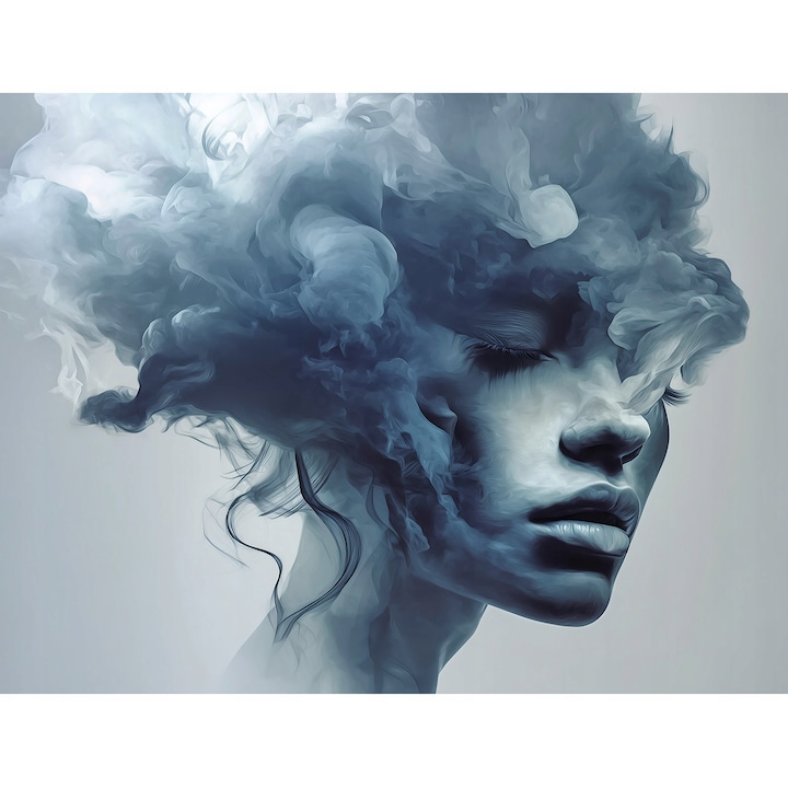 Fotótapéta, Nő, Absztrakció, Művészet, 150x105 cm, Modern, Vlies, Tapéta, Hálószobába, Szoba, Nappaliba, Fal, Dekoráció, 15965VX3