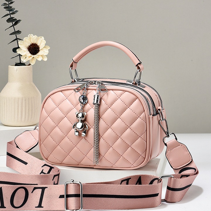 Geanta dama Belize, 5411, Roz, 21x12x15 cm Roz