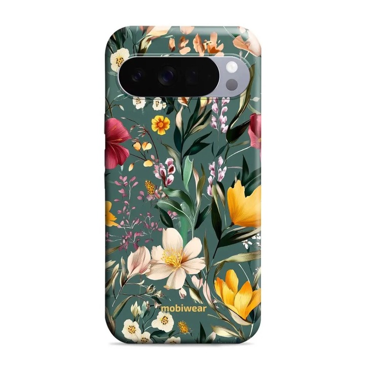 Husa rezistenta Mobiwear Elite Pro, Google Pixel 10 Pro XL, verde, design elegant, protectie dubla