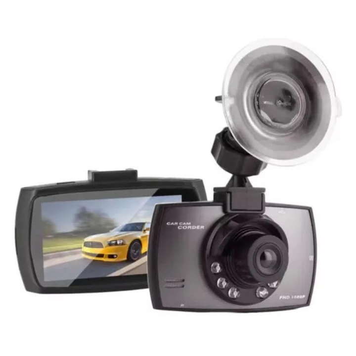 Camera video auto, 140 WIDE, senzor CMOS 5', vedere nocturna, funcție Play-Back