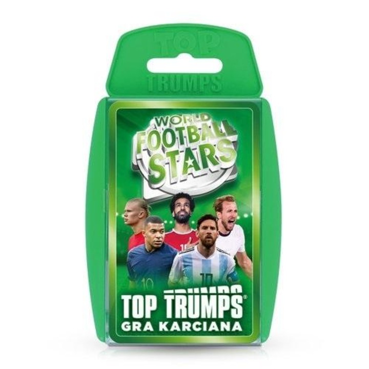 Társasjáték, Winning Moves, Top Trumps World Football Stars, 33 kártya, 2+ játékos, 6+ év
